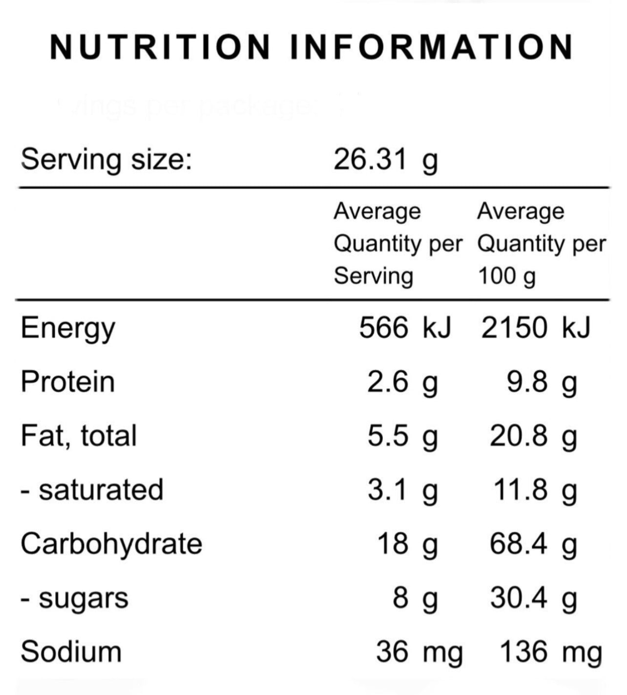 Boobie Biccies - Choc Chip